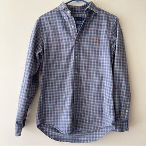 Ralph Lauren Men’s Blue Long Sleeve Button Down Shirt Size S